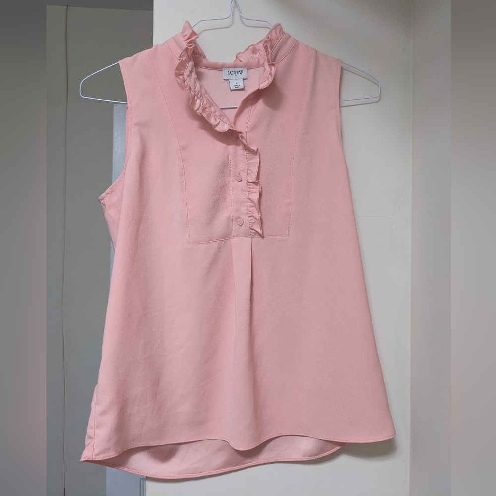 J Crew sleeveless blouse